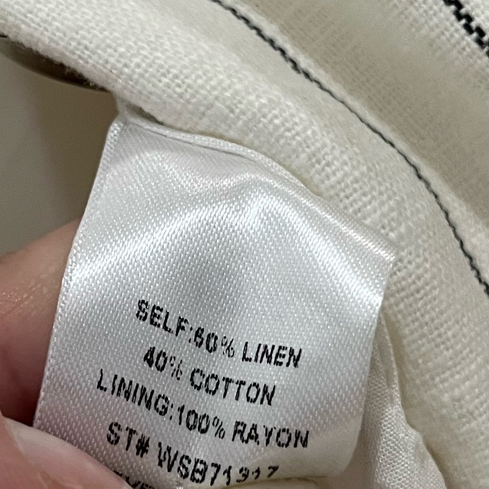 NWT Lost + Wonder Linen and Cotton Stripe Skirt size small - Picture 10 of 10